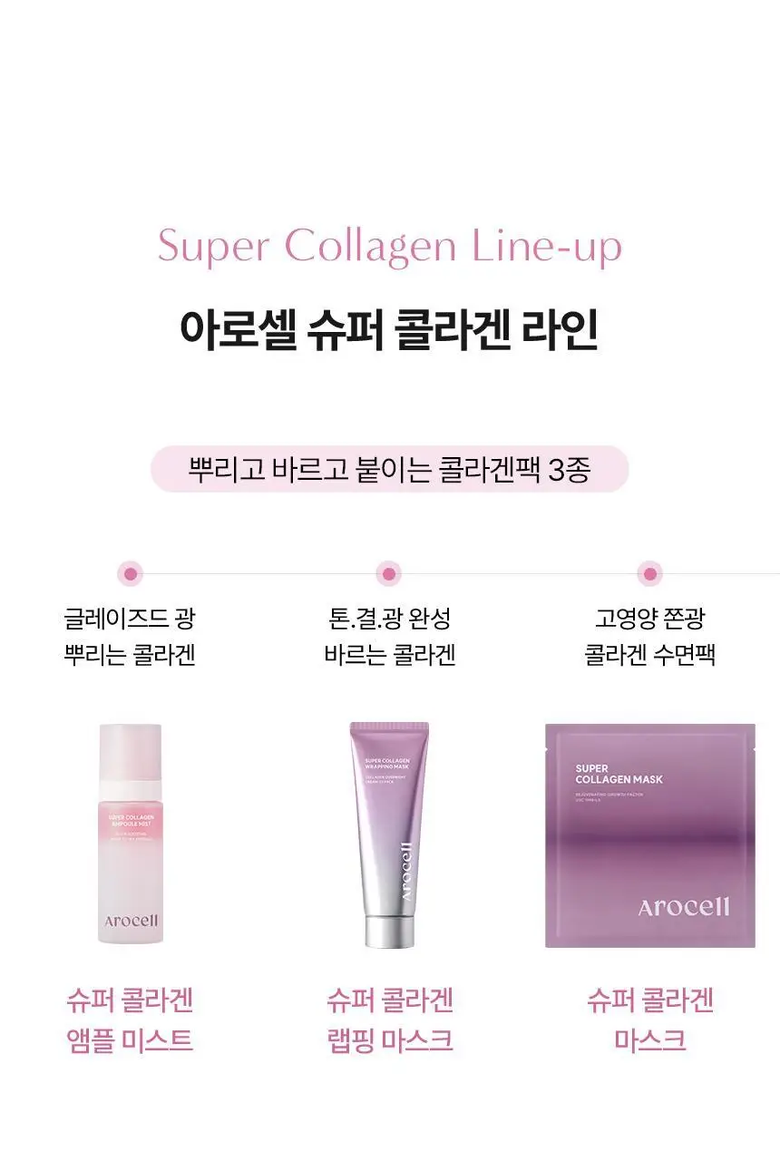 [뿌리는8종콜라겐] 아로셀 슈퍼 콜라겐 앰플 미스트 80ml 상세페이지 32
